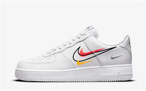 nike are force 1 wit met kleuren|Nike Air Force 1 wit.